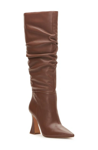 Shop Vince Camuto Alinkay Knee High Boot In Cocoa Biscuit