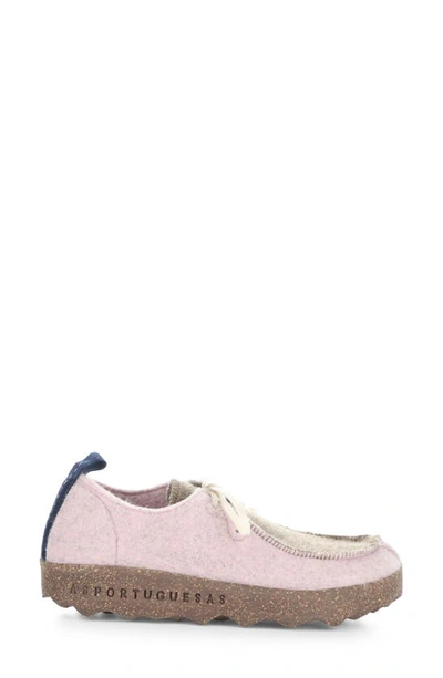 Shop Asportuguesas By Fly London Chat Sneaker In Marble Pink/ Taupe Tweed/ Felt