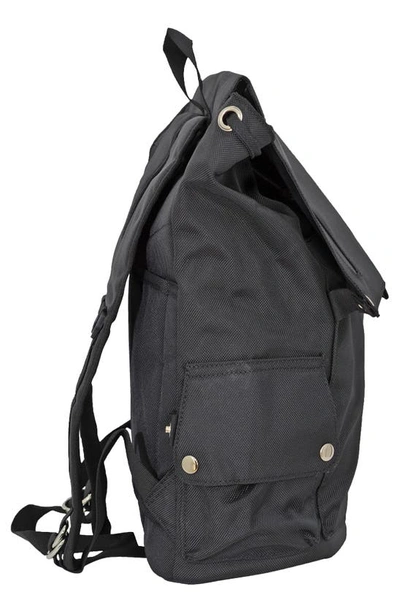 Shop Save The Ocean Recycled Polyester Backpack In Black