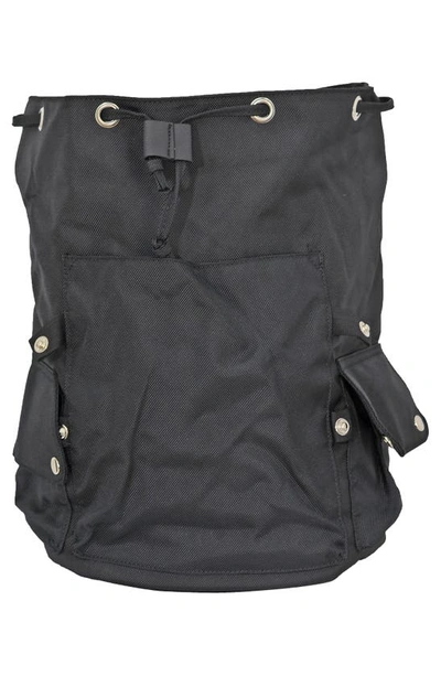 Shop Save The Ocean Recycled Polyester Backpack In Black