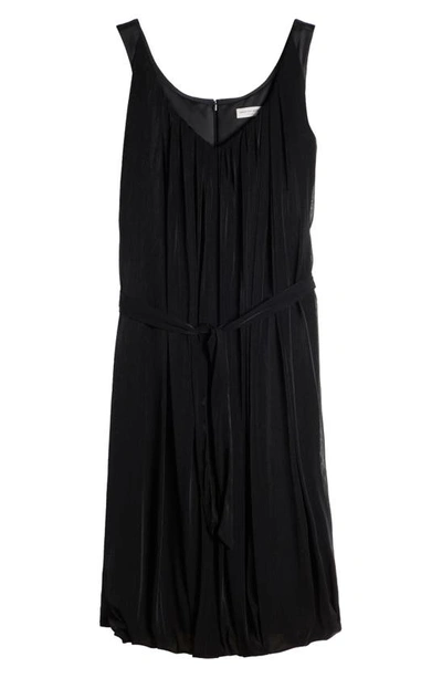 Shop Dries Van Noten Damara Gathered A-line Dress In Black 900