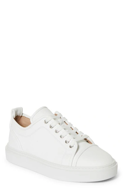 Shop Christian Louboutin Adolon Junior Low Top Sneaker In White