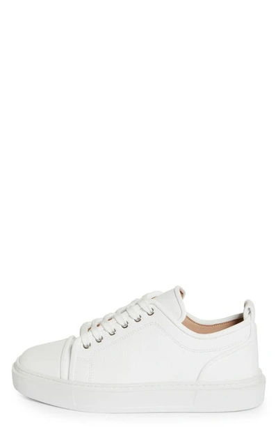 Shop Christian Louboutin Adolon Junior Low Top Sneaker In White