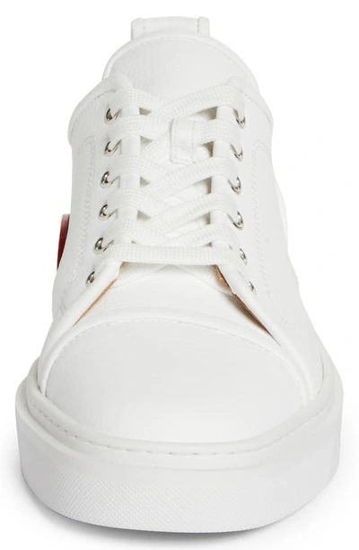 Shop Christian Louboutin Adolon Junior Low Top Sneaker In White