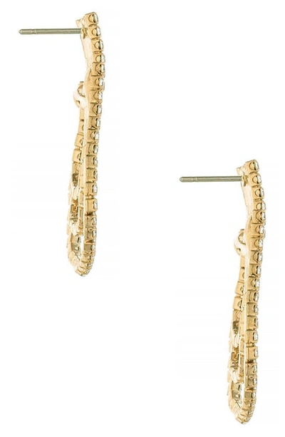 Shop Ettika Crystal Door Knocker Earrings In Gold