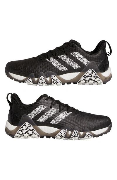 Shop Adidas Originals Codechaos 22 Waterproof Spikeless Golf Shoe In Core Black/ White/ Grey Five
