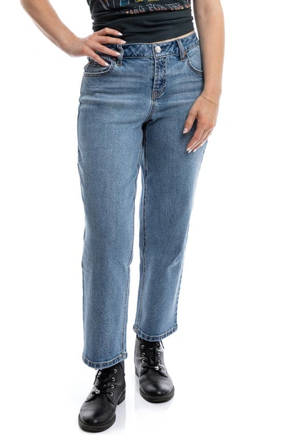 Shop 1822 Denim Relaxed Straight Leg Jeans In Analise