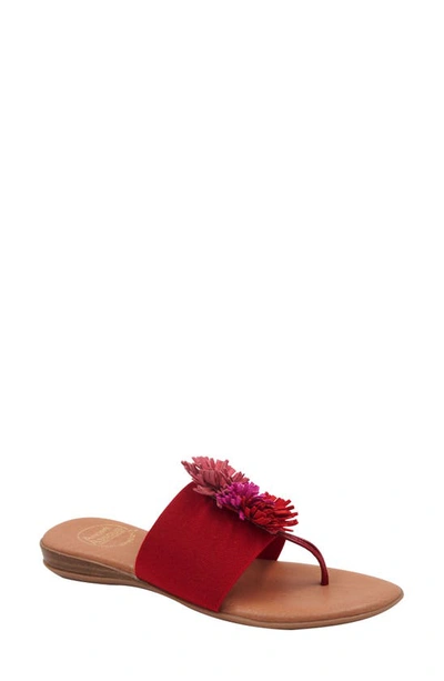 Shop Andre Assous Novalee Featherweights™ Sandal In Red/ Multi