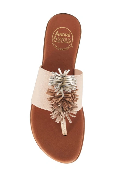 Shop Andre Assous Novalee Featherweights™ Sandal In Crème Multi