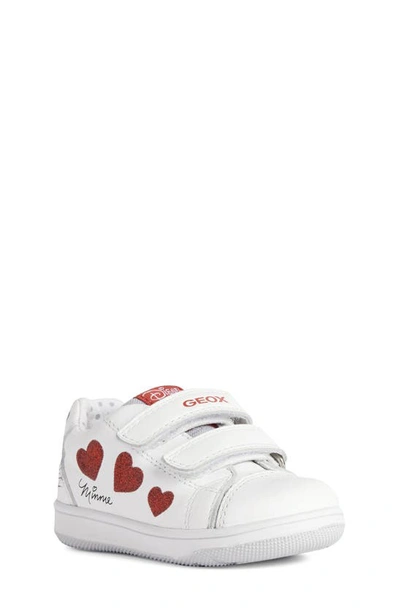Geox Kids' Girl's Embellished Minnie Mouse Sneakers, Baby/toddler In White  | ModeSens