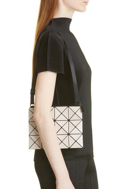 Shop Bao Bao Issey Miyake Small Lucent Crossbody Bag In Beige