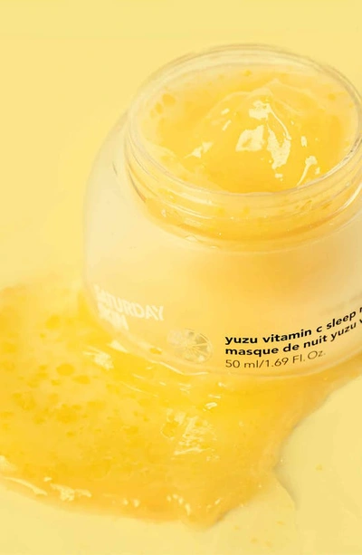 Saturday Skin Yuzu Vitamin C Sleep Mask 1.69 oz/ 50 ml