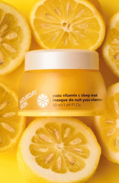 Saturday Skin Yuzu Vitamin C Sleep Mask 1.69 oz/ 50 ml
