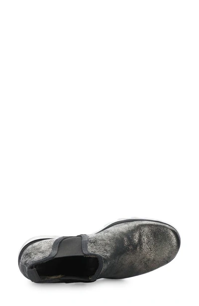 Shop Fly London Byne Wedge Chelsea Boot In 014 Graphite Cool