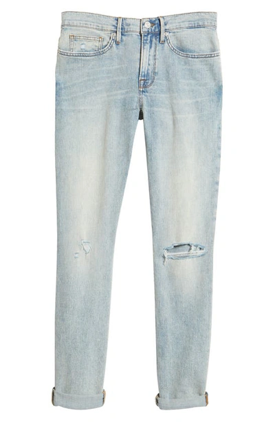 Shop Frame L'homme Skinny Fit Jeans In Aspen Rips