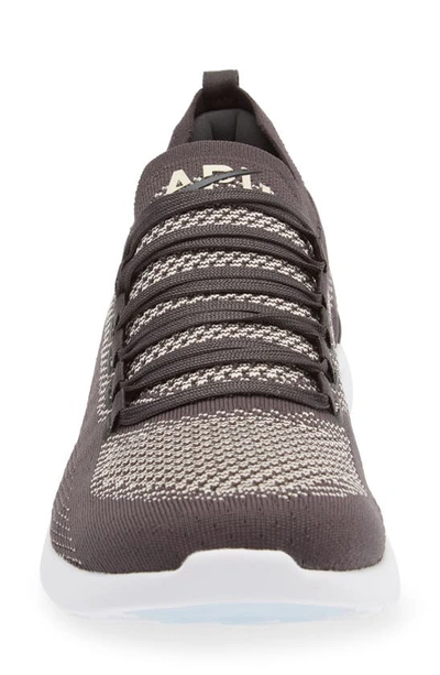 Shop Apl Athletic Propulsion Labs Techloom Breeze Knit Running Shoe In Anthracite / Beach / White