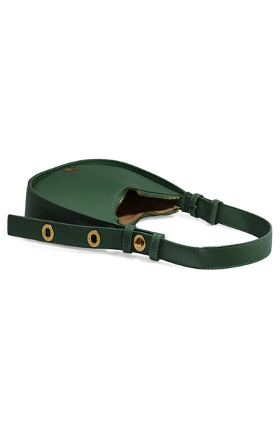 Shop House Of Want H.o.w. We Are Confident Vegan Leather Shoulder Bag In Dark Green