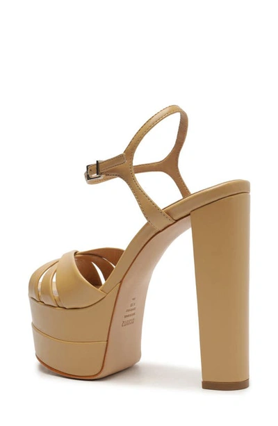 Schutz Keefa Platform Sandal In Light Nude