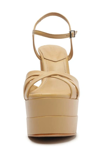 Schutz Keefa Platform Sandal In Light Nude