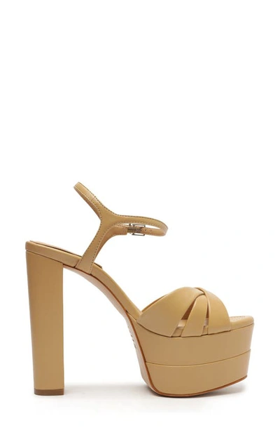 Schutz Keefa Platform Sandal In Light Nude