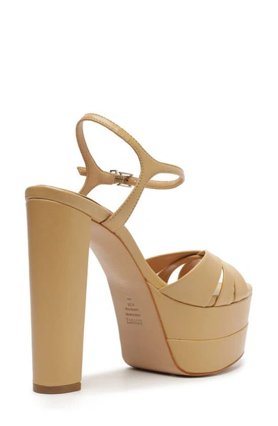 Schutz Keefa Platform Sandal In Light Nude