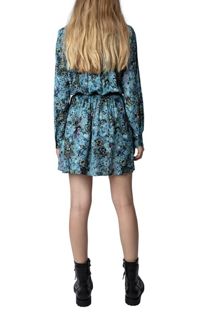 Shop Zadig & Voltaire Refla Bohemian Patch Minidress In Oxford