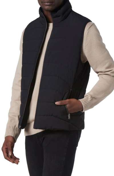 Shop Andrew Marc Packable Vest In Black