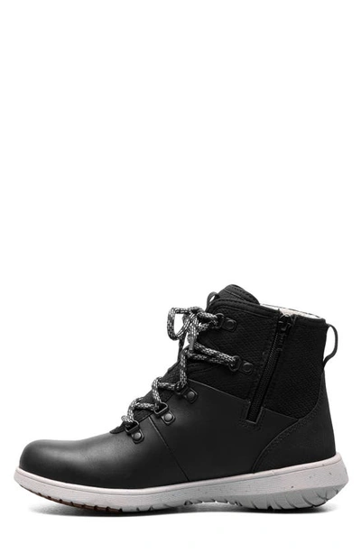 Shop Bogs Juniper Insulated Hiker Lace-up Boot In Black