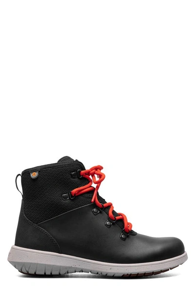 Shop Bogs Juniper Insulated Hiker Lace-up Boot In Black