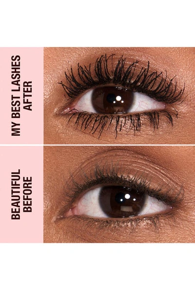 Charlotte Tilbury Mini Pillow Talk Push Up Lashes Volumizing & Lengthening Mascara 0.13 oz / 4 ml In Black