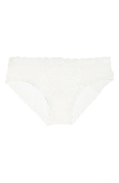 Shop Natori Feathers Hipster Briefs In Moon/ Silvr