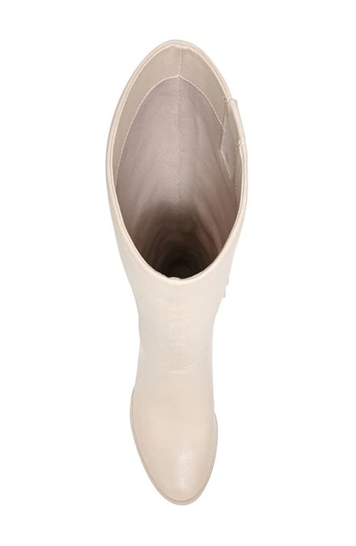 Shop Naturalizer Genn Knee High Boot In Porcelain Beige Pebble Leather