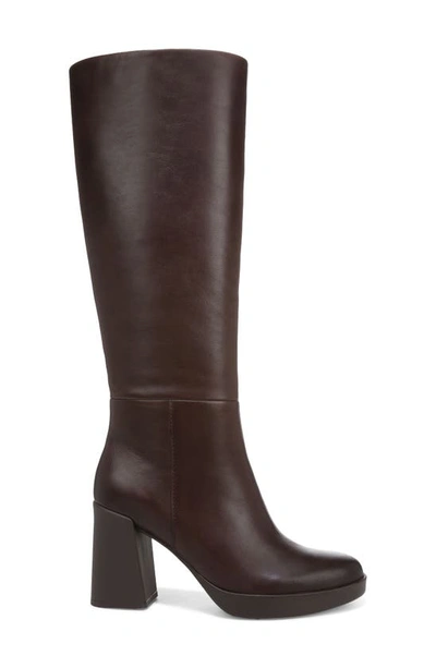 Shop Naturalizer Genn Knee High Boot In Chocolate Brown Leather