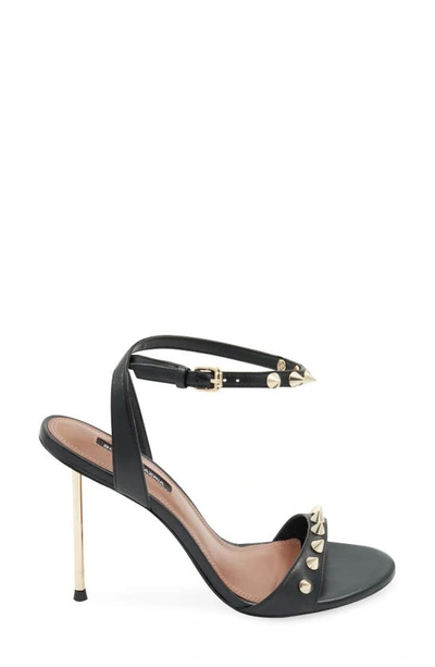 Bcbgmaxazria Lambi Ankle Strap Sandal In Black