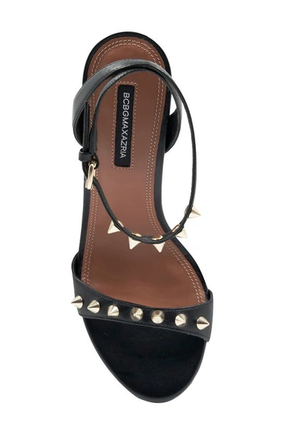 Bcbgmaxazria Lambi Ankle Strap Sandal In Black