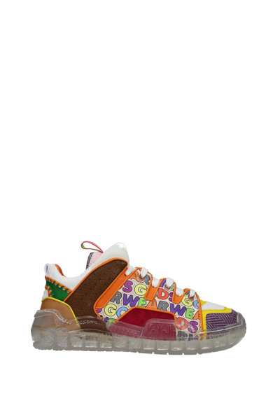 Shop Gcds Sneakers Fabric In Multicolor