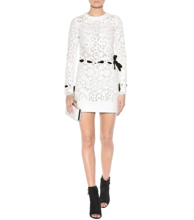 Shop Tom Ford Leather Dress In White