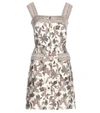 TORY BURCH Mikado wool and silk-blend dress