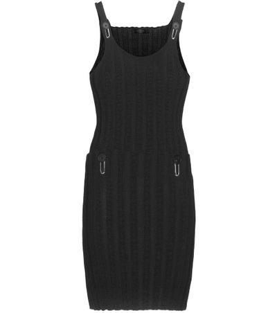 Calvin Klein Collection Willis Knit Dress In Black
