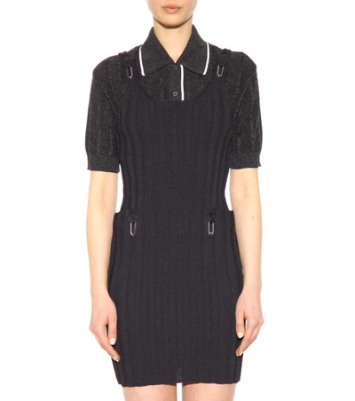 Shop Calvin Klein Collection Willis Knit Dress In Black