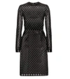 TOM FORD PERFORATED LEATHER DRESS,P00156262