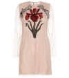 GUCCI Embroidered lace dress