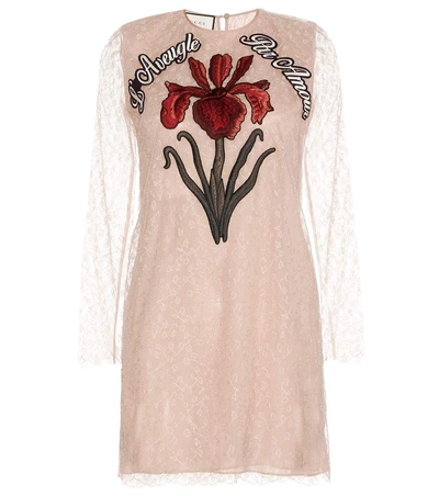 Gucci Embroidered Lace Dress