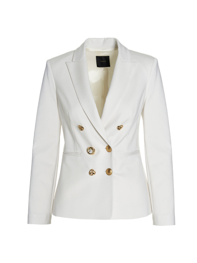 Shop Pinko 'alexia' Blazer Jacket In White