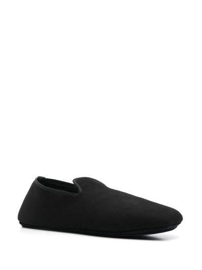 Roberto Cavalli Square-toe Flat Slippers In 05051