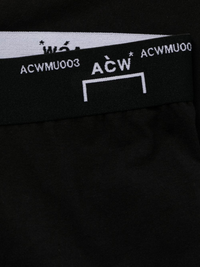 Shop A-cold-wall* Logo Waistband Boxers In Black