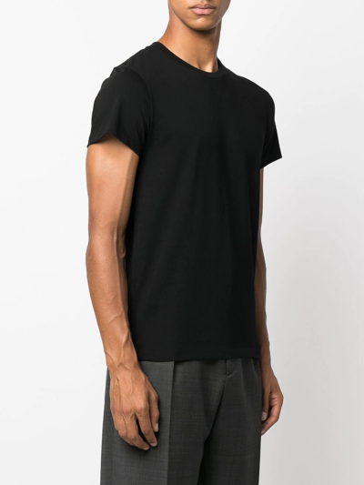 Jil Sander Short-sleeve Cotton T-shirt In Black
