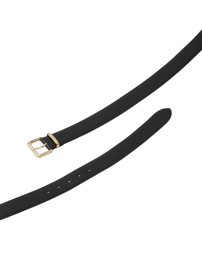 Miu Miu Leather Belt In Black