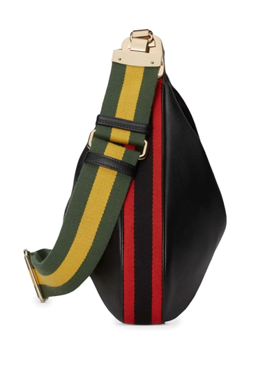Shop Gucci Large Attache Shoulder Bag In Black