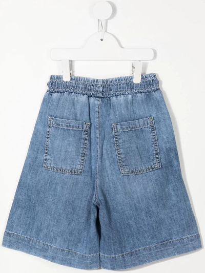Mauna Kea Denim Bermuda Shorts In Blue